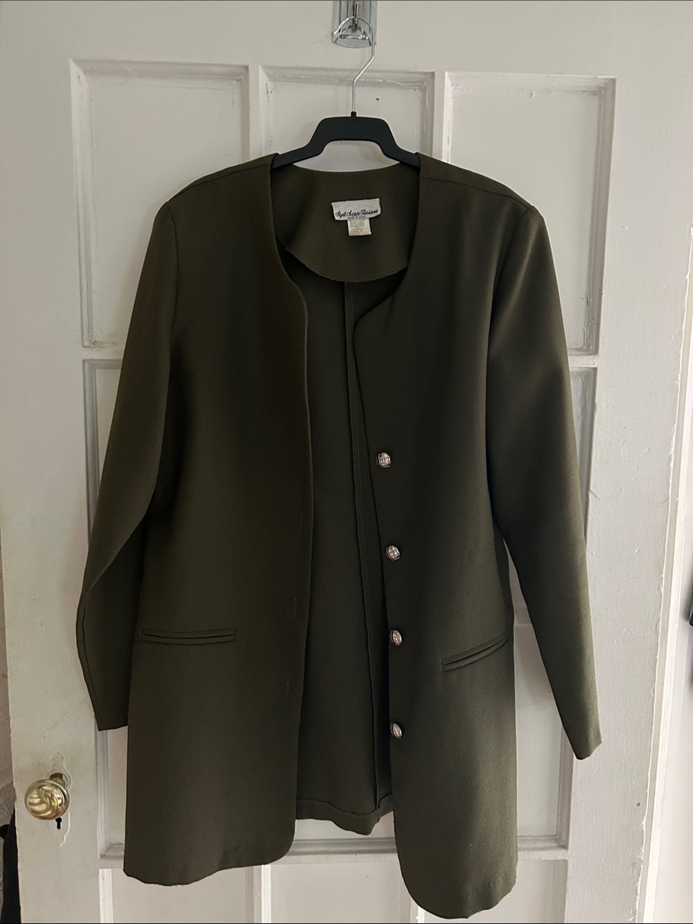 Classic Olive Longline Women's jacket